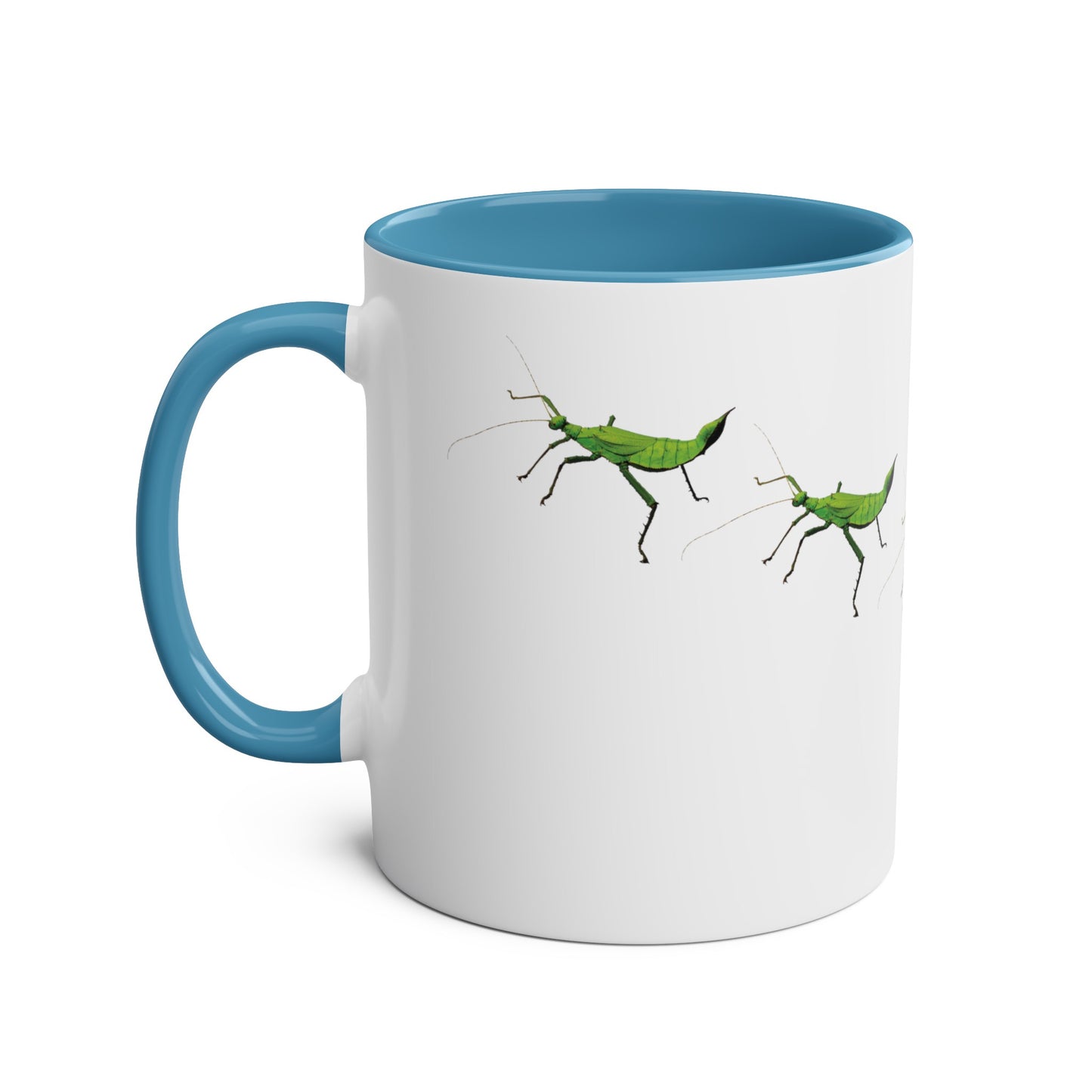 Jungle Nymph Two-Tone Coffee Mugs, 11oz