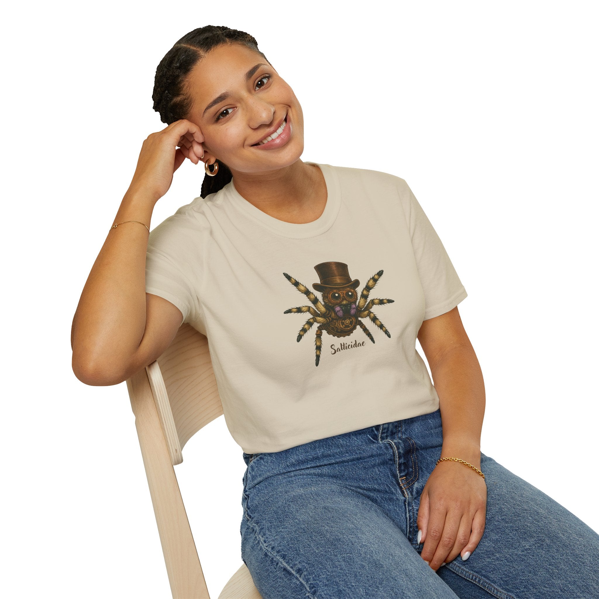 Salticidae Steam Punk T-Shirt - Unisex Softstyle