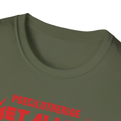 Poecilotheria Metallica Tarantula T-Shirt - Unisex Softstyle