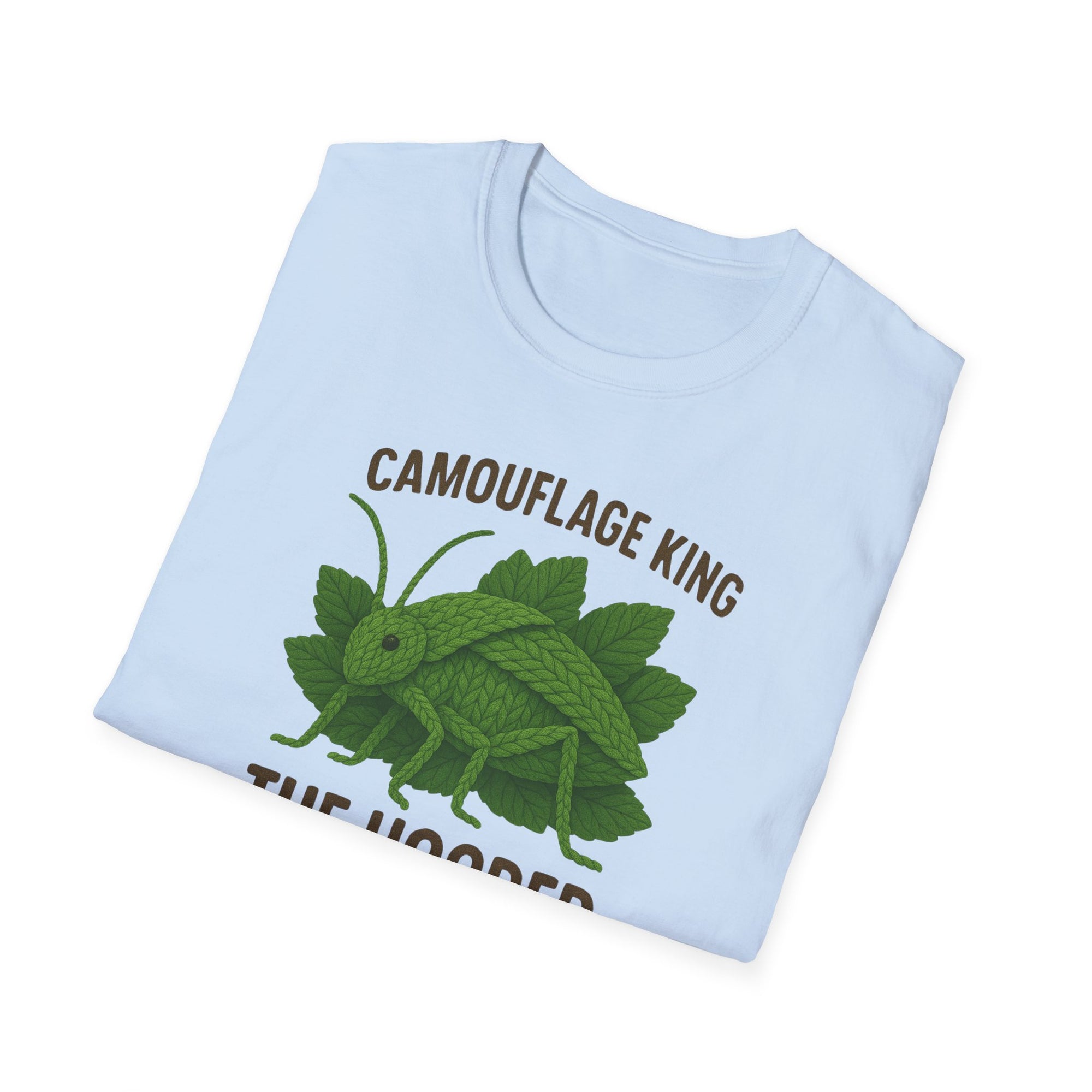 Siliquofera Grandis Giant Hooded Katydid - Camouflage King T-Shirt