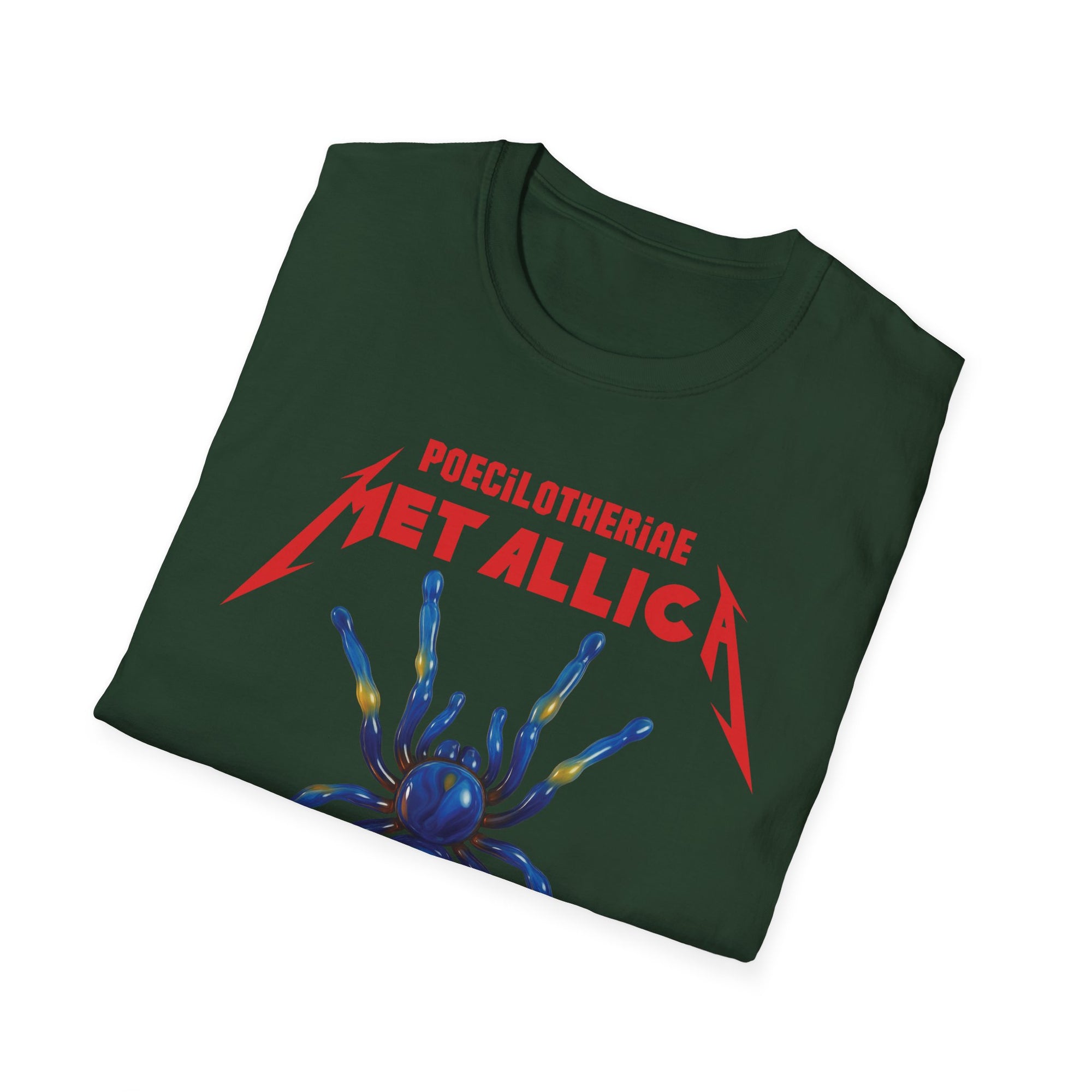 Poecilotheria Metallica Tarantula T-Shirt - Unisex Softstyle
