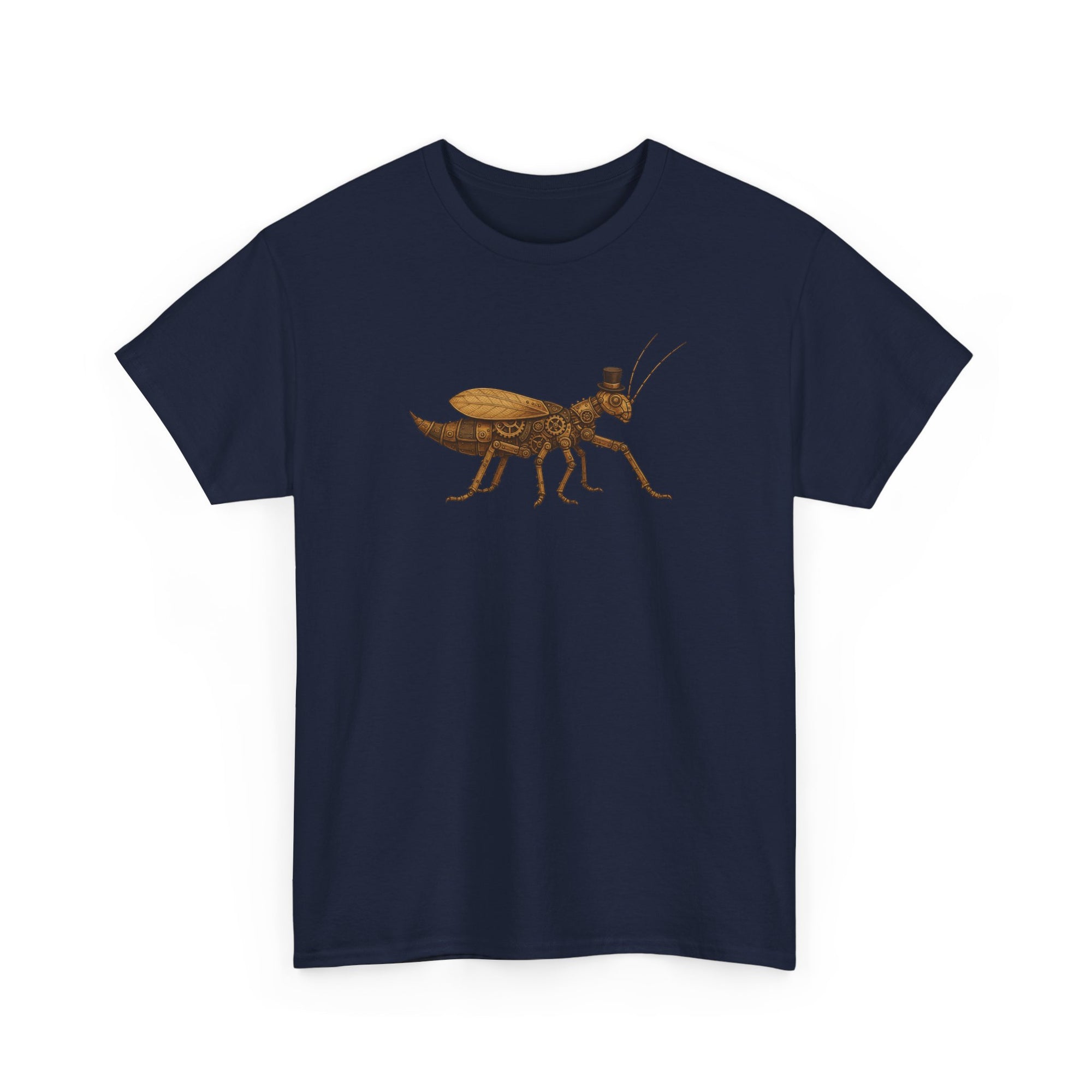 Top Hat Steam Punk Jungle Nymph Unisex Heavy Cotton Tee