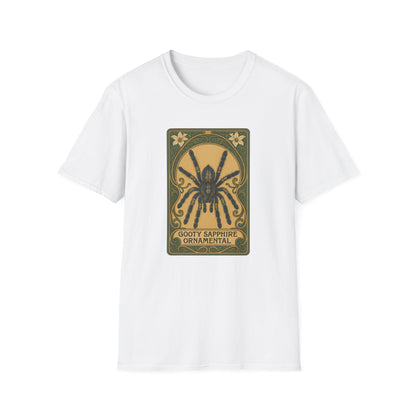 Gooty Sapphire Ornamental - Art Nouveau style T-Shirt - Unisex Softstyle