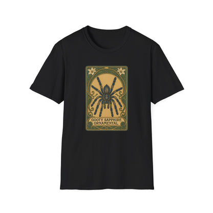Gooty Sapphire Ornamental - Art Nouveau style T-Shirt - Unisex Softstyle