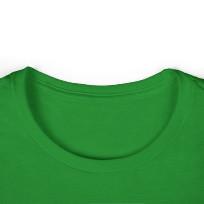 Giant Hooded Katydid 'Camouflage King Playdoh' Fitted T-Shirt (women's)