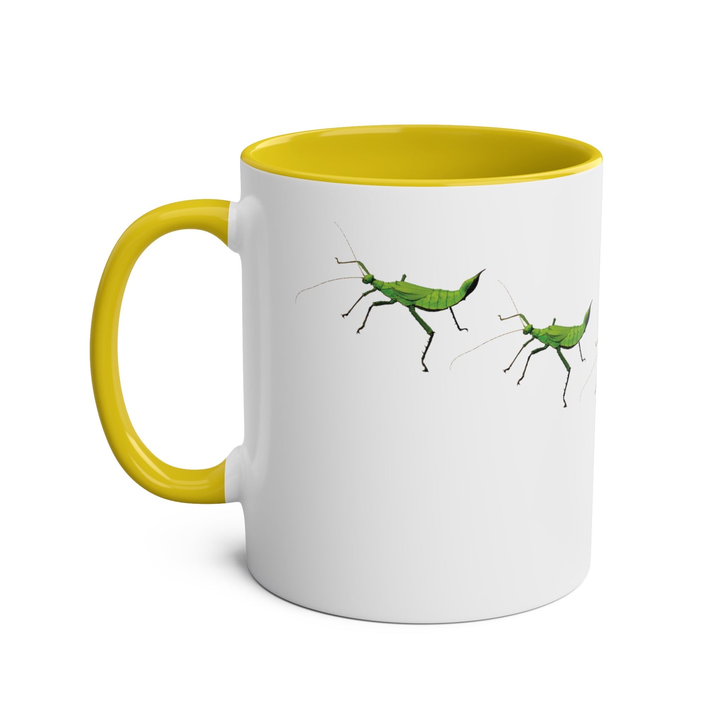 Jungle Nymph Two-Tone Coffee Mugs, 11oz