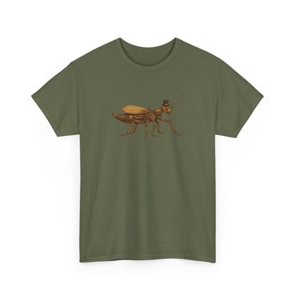 Top Hat Steam Punk Jungle Nymph Unisex Heavy Cotton Tee